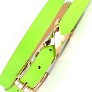 Belt With Gold Buckle